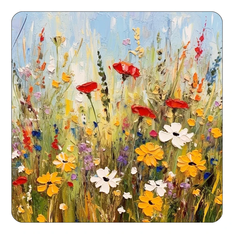 مگنت کاکتی طرح نقاشی رنگ روغن مدل mp71554