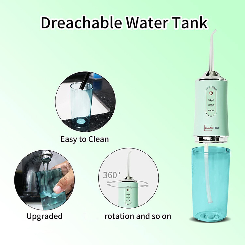 دستگاه واتر جت شست و شوی دهان و دندان کلیرپرو مدل PPS pulse