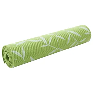 زیر انداز یوگا مدل Yogasana 808 ضخامت 8 میلی متر به همراه 2 عدد دمبل روکش دار ریباک 0.5 KG