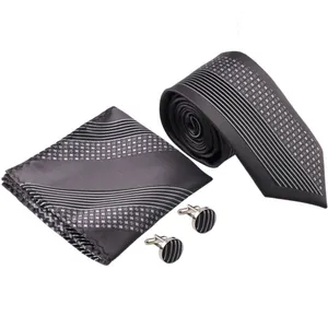 ست کراوات، دستمال و دکمه سردست مدل VATE-LUXURY2078