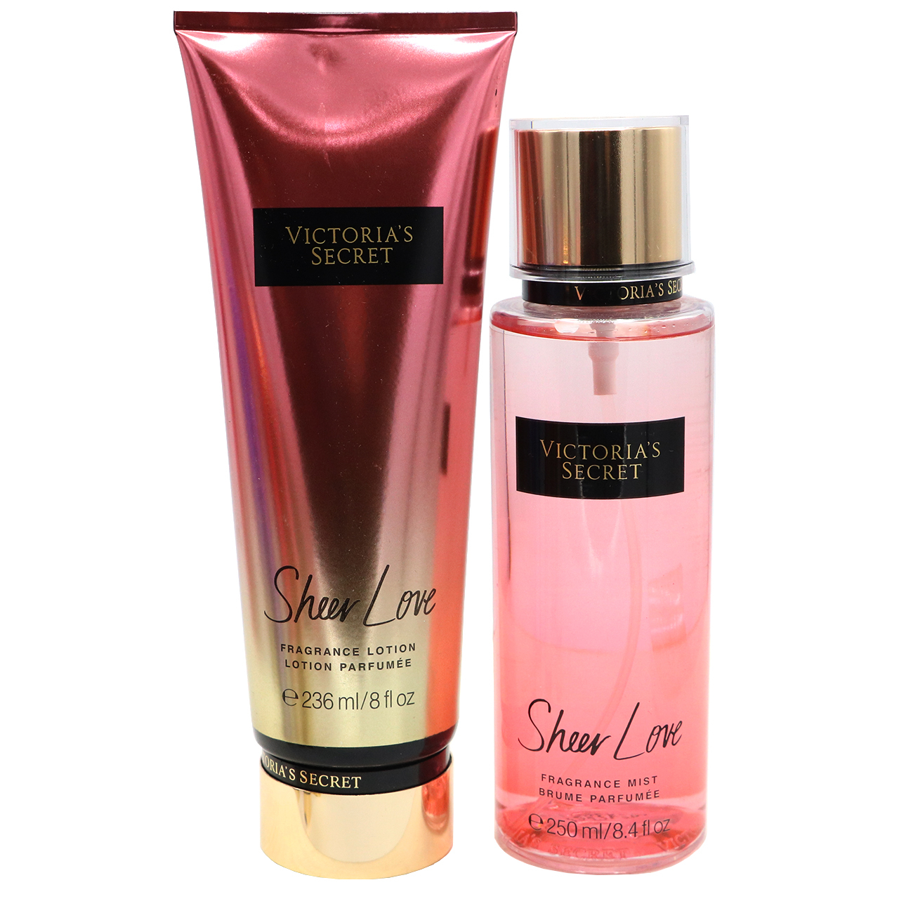 پک لوسیون و بادی  اسپلش ویکتوریا سکرت مدل Sheer Love مجموعه 2 عددی