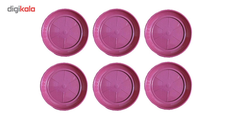 زیر گلدانی گل سنگ مدل 1025 بسته شش عددی