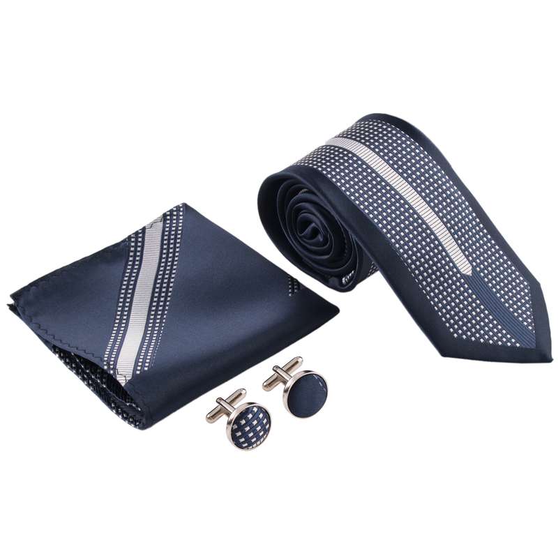 ست کراوات، دستمال و دکمه سردست  مدل VATE-LUXURY2082
