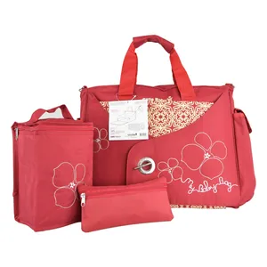 ساک لوازم مادر و  کودک  مدل cute baby مجموعه سه عددی