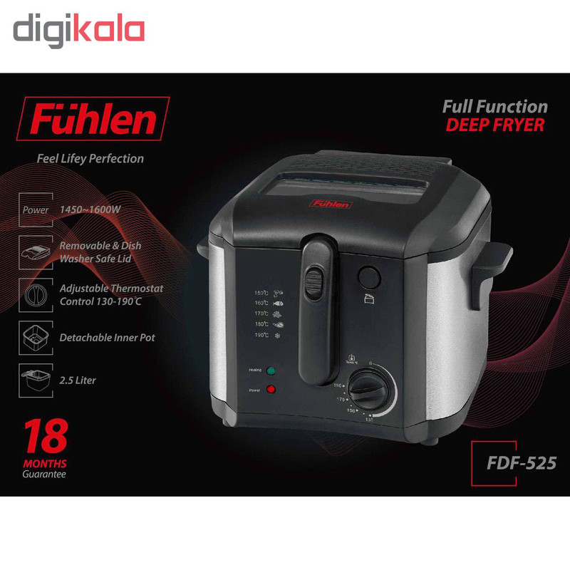 سرخ کن فولن مدل FDF-525