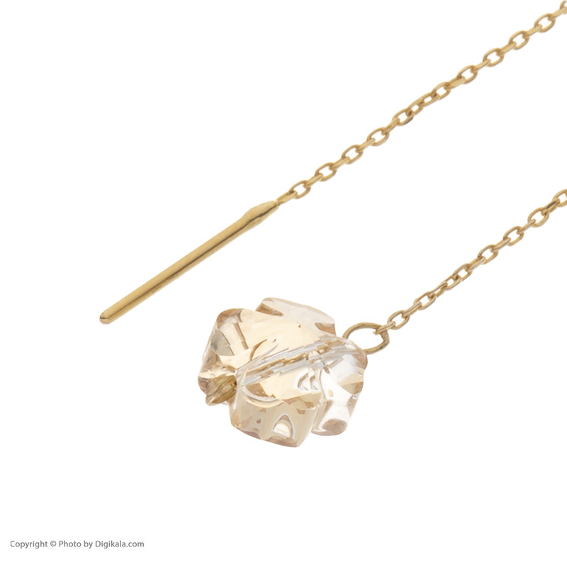 گوشواره طلا 18 عیار زنانه مایا ماهک مدل ME1023