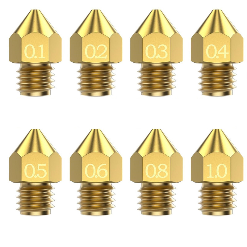 نازل پرینتر سه بعدی مدل MK8 بسته  8 عددی