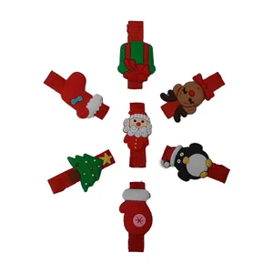 گیره مو دخترانه مدل کریسمس مجموعه 7 عددی