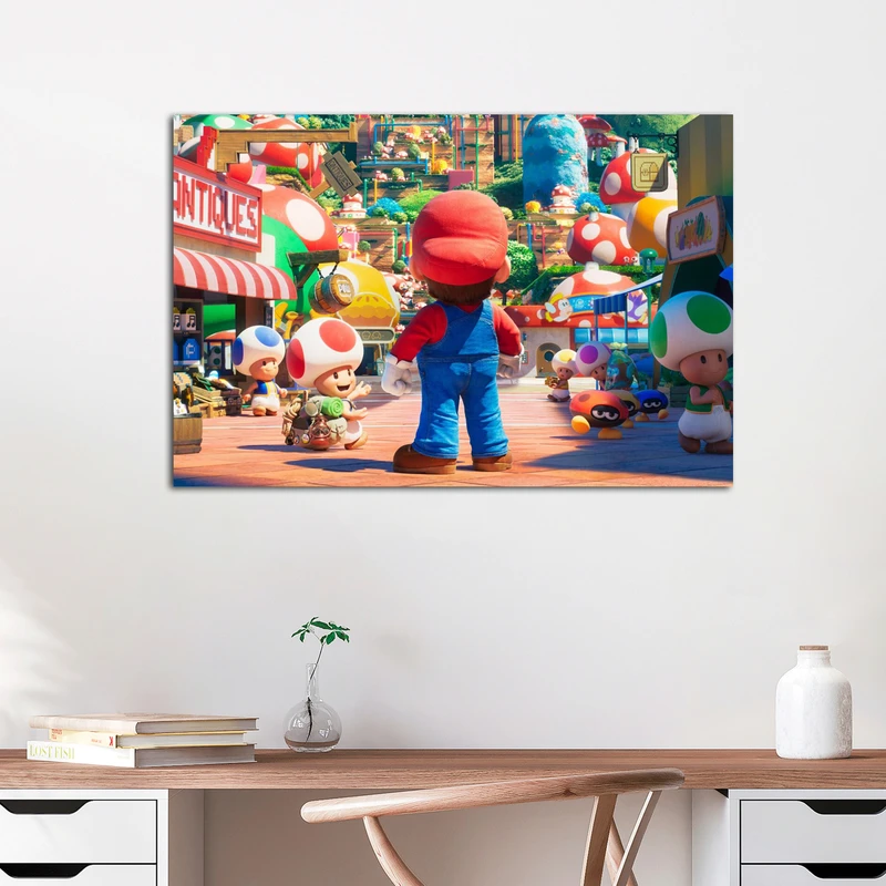 تابلو شاسی کودک مدل برادران سوپر ماریو کد 20