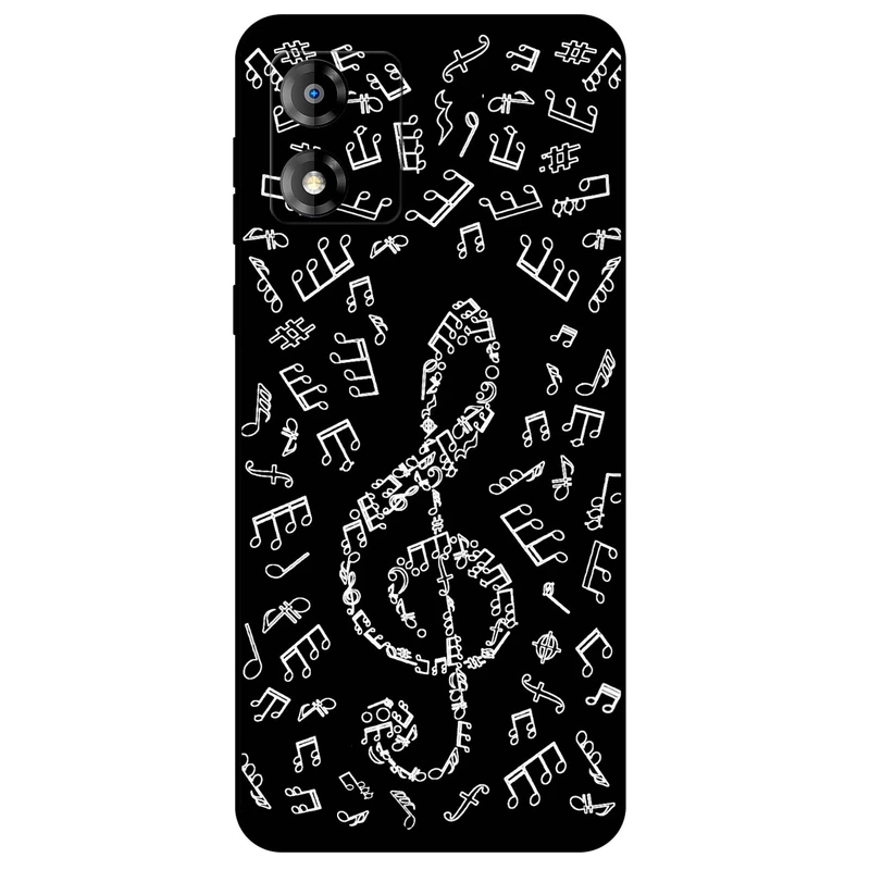 کاور مگافون طرح نوت موسیقی مدل 1370 مناسب برای گوشی موبایل موتورولا Moto E13