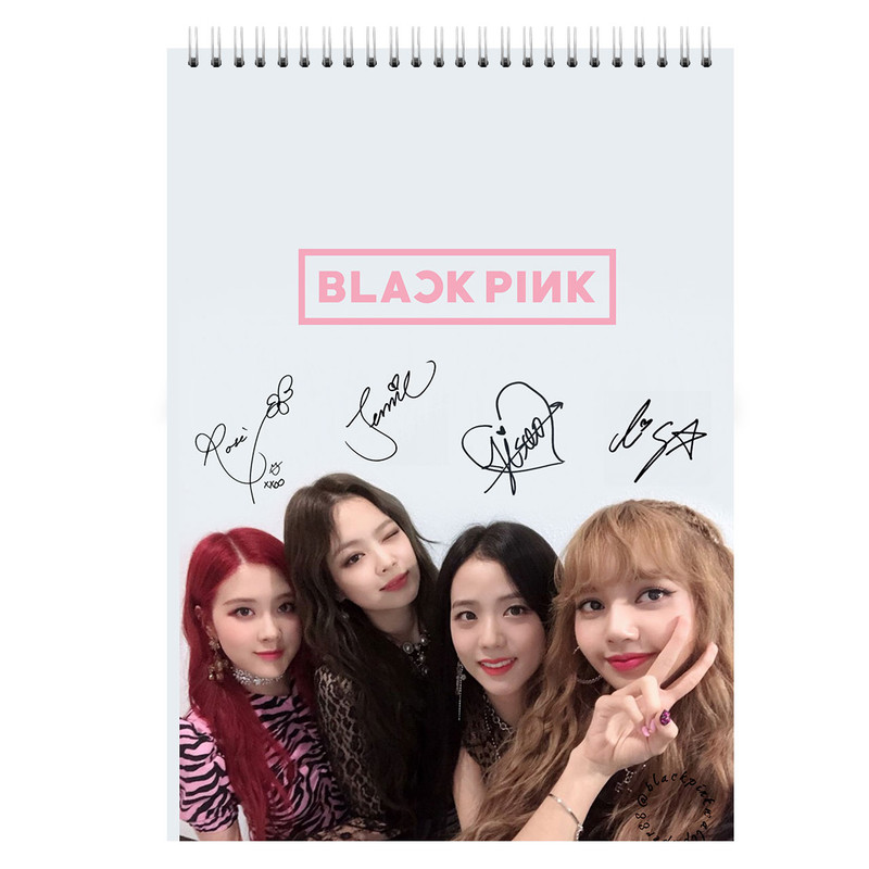 دفتر یادداشت بادکنک آبی طرح بلک پینک مدل B3