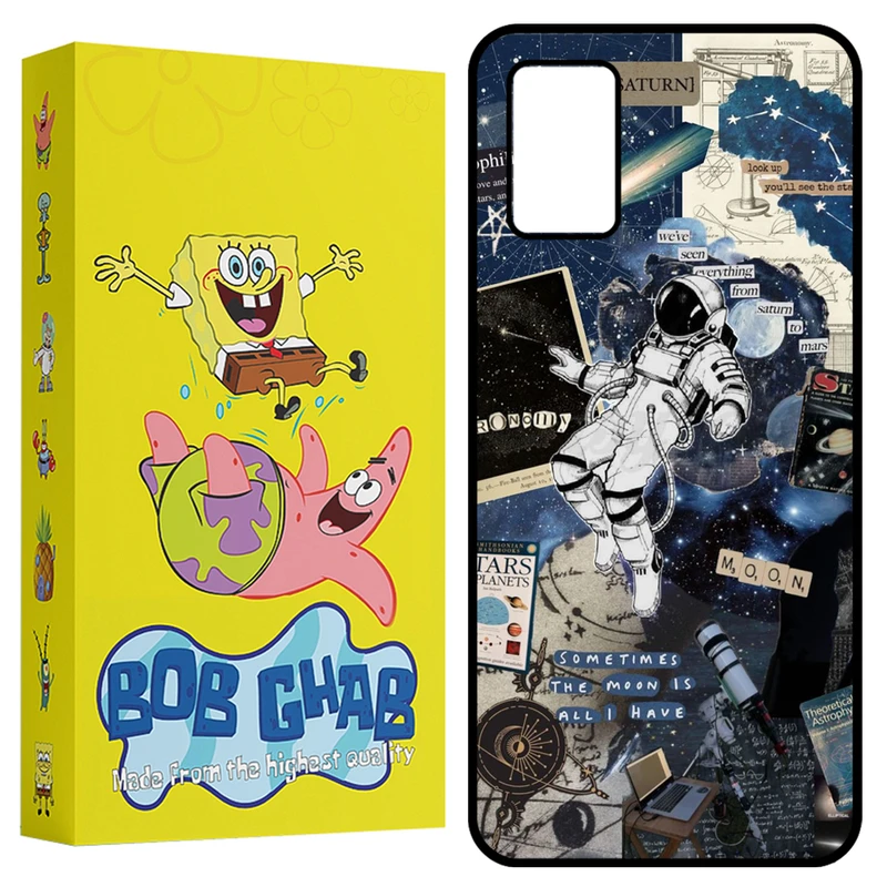 کاور باب قاب طرح فضانورد مدل BCPA03S مناسب برای گوشی موبایل سامسونگ Galaxy A02s / M02s / A03s / F02s 