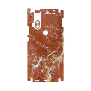MAHOOT Red Marble-FullSkin Cover Sticker for Motorola One Hyper