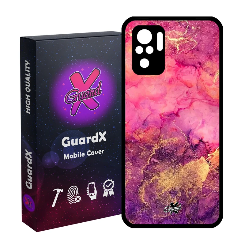 کاور گارد ایکس طرح ماربل مدل Glass10283 مناسب برای گوشی موبایل شیائومی Redmi Note 10 4G / Note 10S