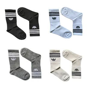 جوراب دخترانه مدل ساق بلند کشی بسته 4 عددی