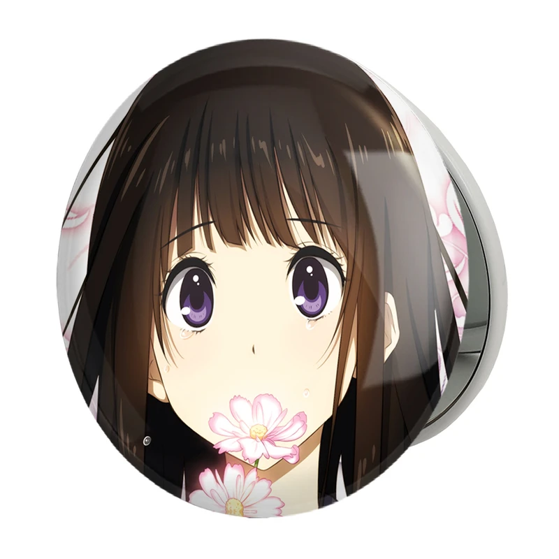 آینه جیبی خندالو طرح چیتاندا انیمه هیوکا Hyouka مدل تاشو کد 17106 