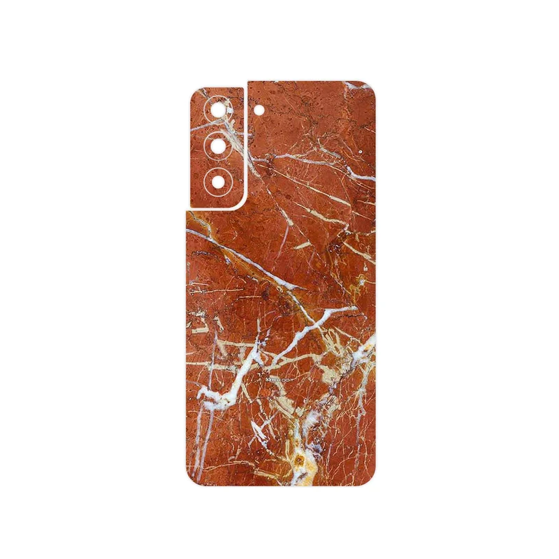 برچسب پوششی ماهوت مدل Red Marble مناسب برای گوشی موبایل سامسونگ Galaxy S21 FE 5G