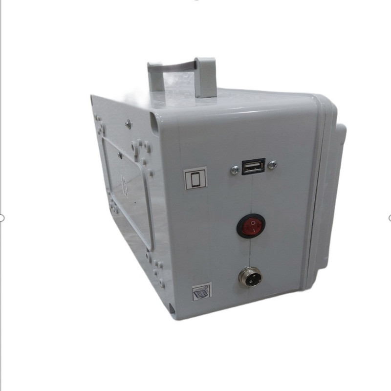 سیستم روشنایی و پاوربانک خورشیدی مدل SLPB-60W-AC1000 ظرفیت 350 وات ساعت