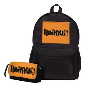 کوله پشتی طرح انیمه Haikyu به همراه جامدادی