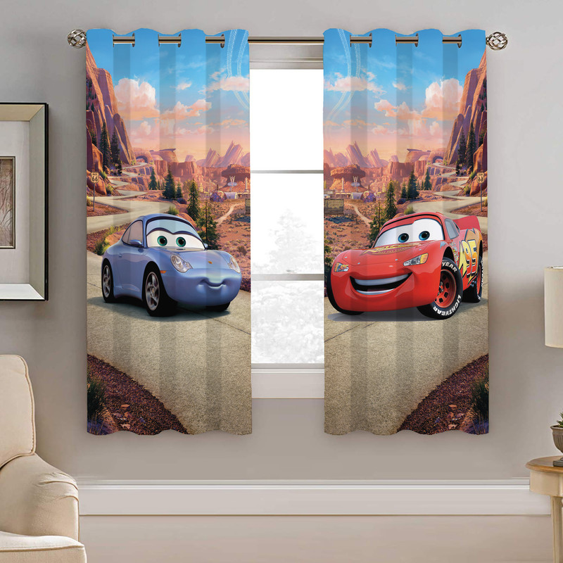 پرده نیروانا طرح مک کویین مدل هازان کد 8363 سایز 140×200 سانتی متر