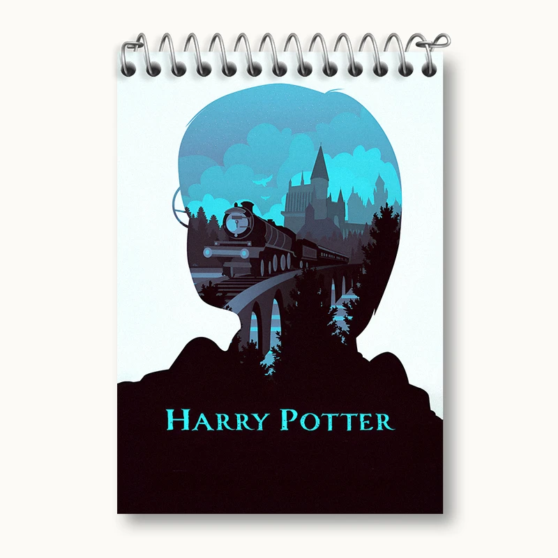 دفتر یادداشت 50 برگ خندالو طرح هری پاتر (Harry Potter) کد N3162
