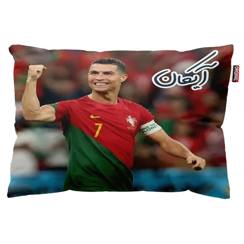بالش پاد آفرین مدل رونالدو طرح اسم آیکان کد 02