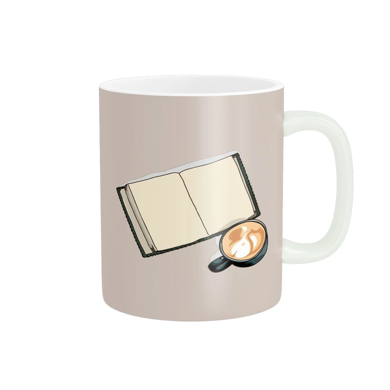 ماگ پادآفرین مدل روز کتاب کتابخوانی و کتابدار کد p1836