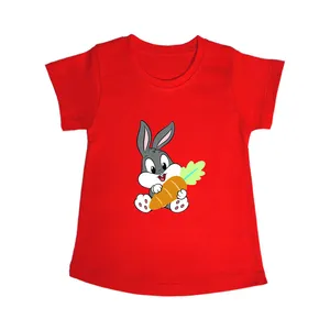 تی شرت آستین کوتاه دخترانه مدل Baby Bugs Bunny R0015