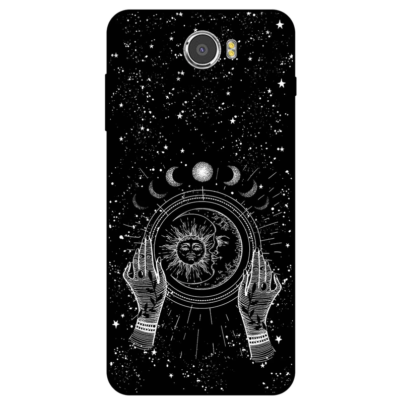 کاور مگافون طرح ماه و خورشید مدل 1892 مناسب برای  گوشی موبایل هوآوی Y5 2 / Y5 2016 