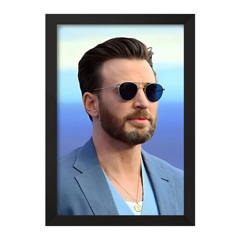 تابلو خندالو مدل کریس ایوانز (Chris Evans) کد F10233