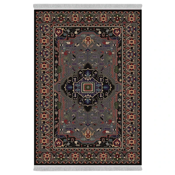 فرش پارچه‌ای دفه مدل فرشینه طرح مدرن کد 1070