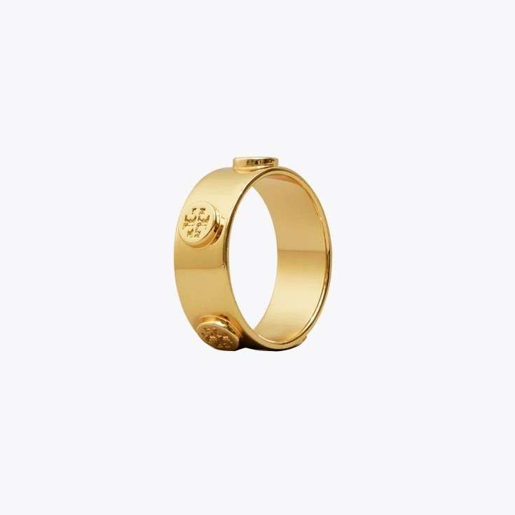انگشتر طلا 18 عیار زنانه قیراط طرح دایره کد GH6034