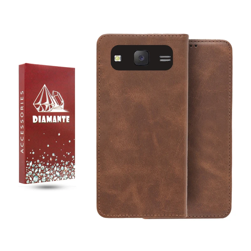 کیف کلاسوری دیامانته مدل قفل مگنتی مناسب برای گوشی موبایل سامسونگ Galaxy J5 2015