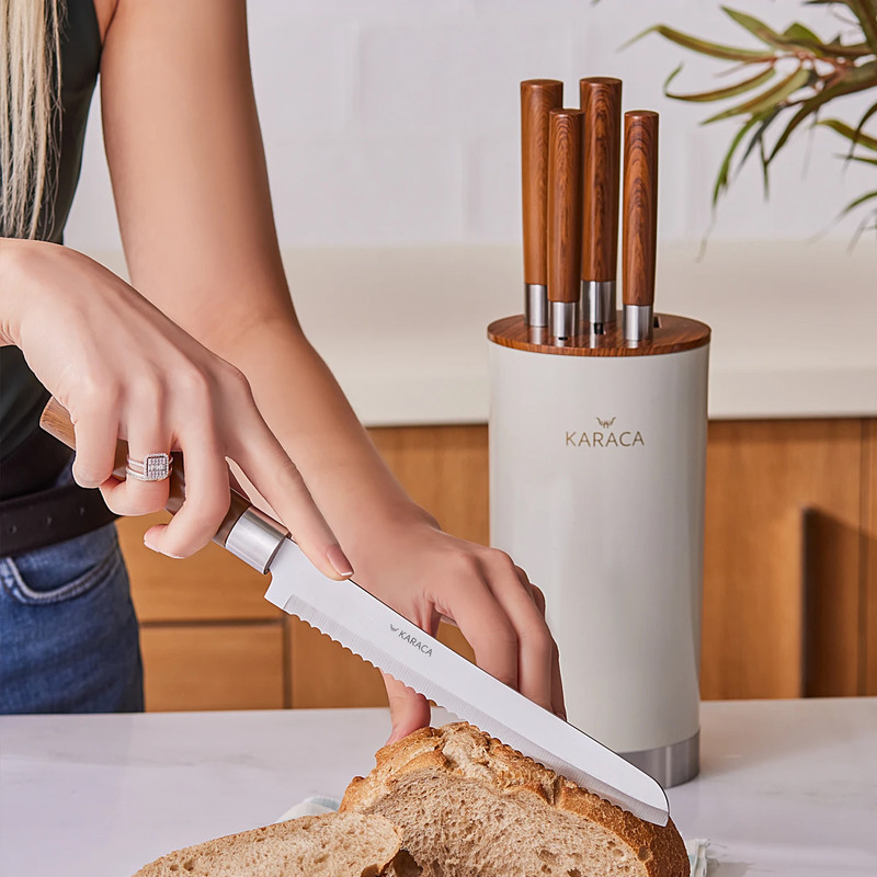 سرویس چاقو آشپزخانه 6 پارچه کاراجا مدل Foolproof