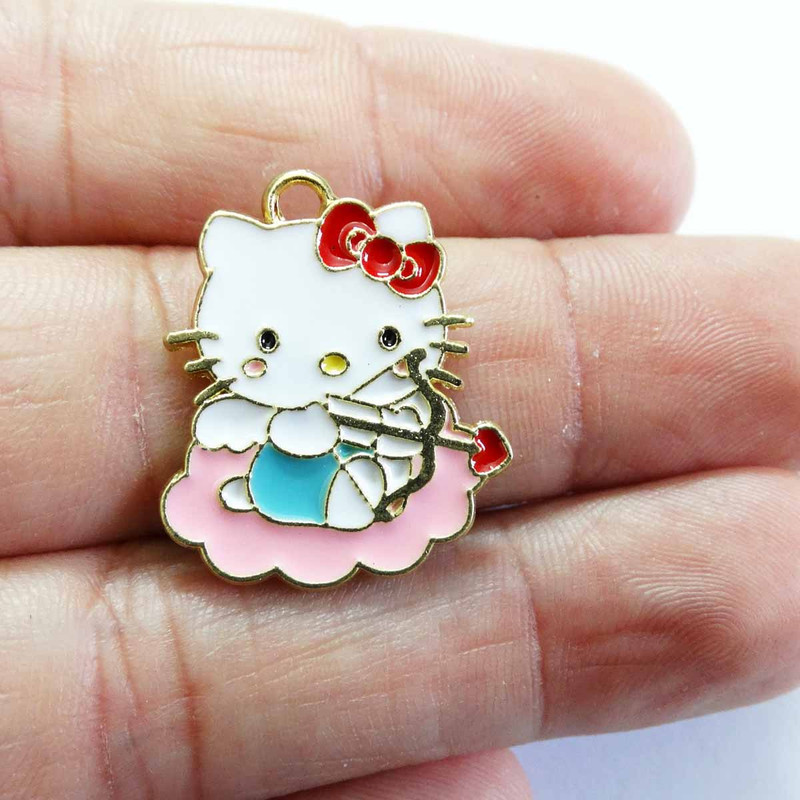 آویز گردنبند بچگانه مدل کیتی تیرانداز کد AG 1040 آویز گردنبند بچگانه مدل کیتی تیرانداز کد AG 1040