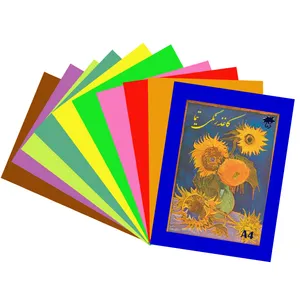 کاغذ رنگی A4 تیما مدل Palmer بسته 10 عددی