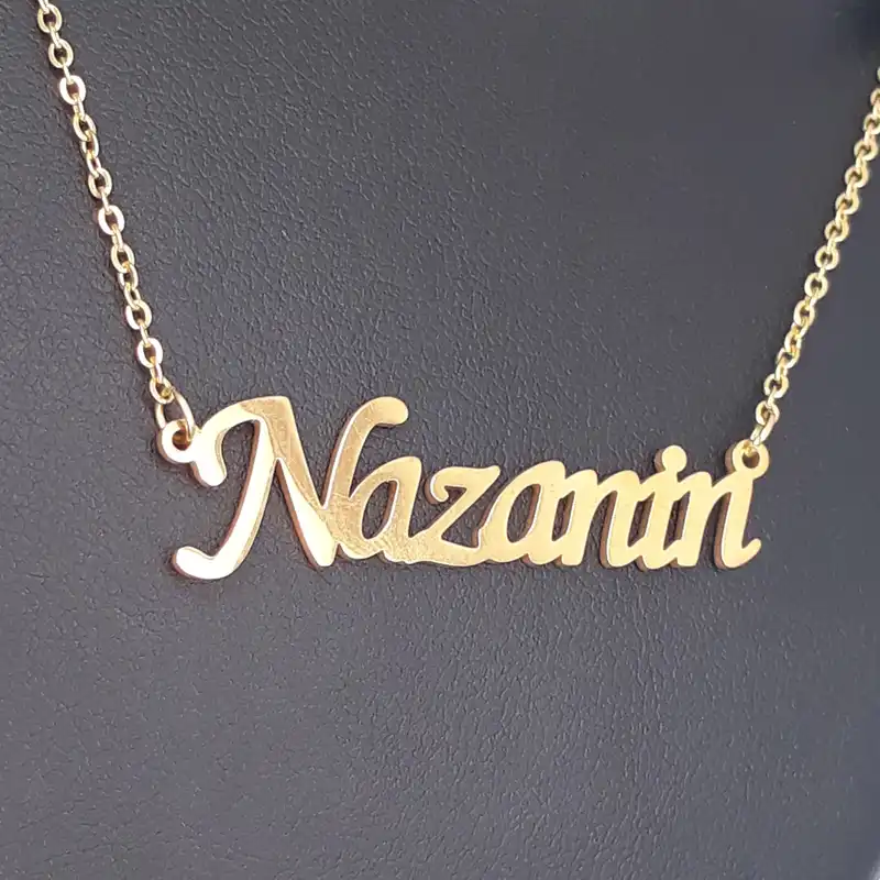 گردنبند نقره زنانه آی جواهر مدل نازنین