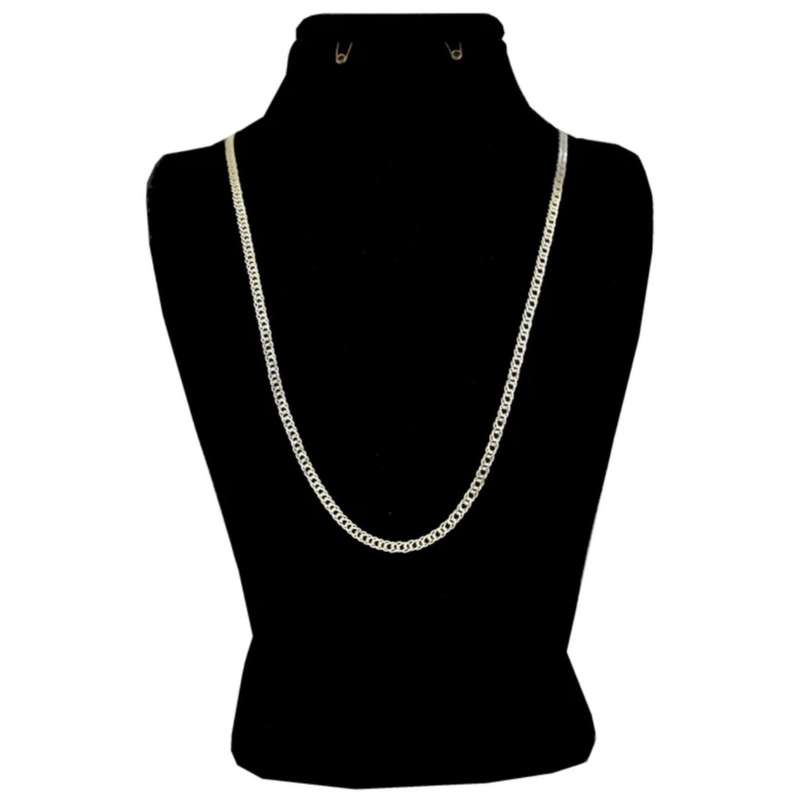 زنجیر نقره زنانه مدل دوبل کد roz7 زنجیر نقره زنانه مدل دوبل کد roz7