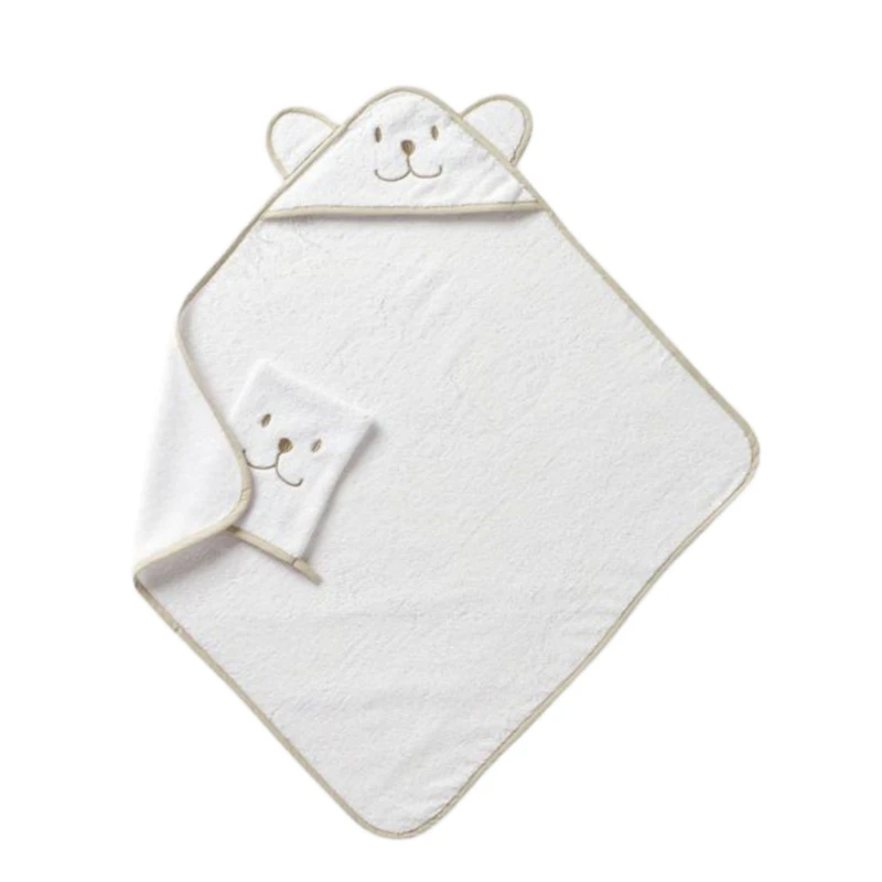 عکس شماره 2 : حوله نوزاد کد 40 سایز 100x100 سانتی متر به همراه لیف