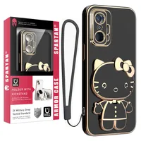 کاور اسپارتان مدل Kitty مناسب برای گوشی موبایل شیائومی Mi 11T به همراه بند نگهدارنده