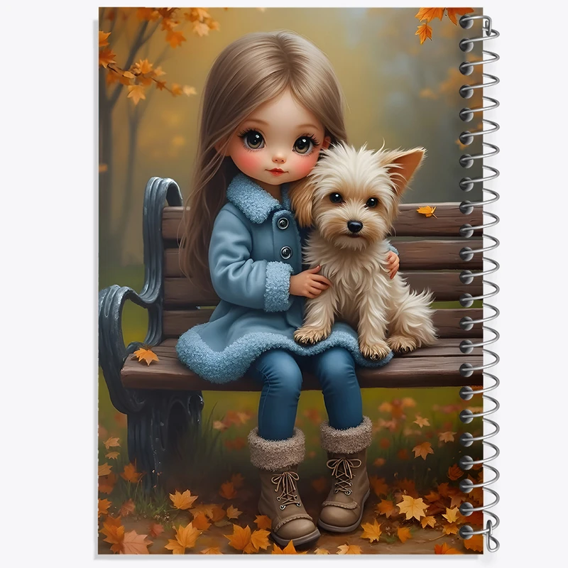 دفتر لیست خرید 50 برگ خندالو طرح دخترانه کیوت کد F5544