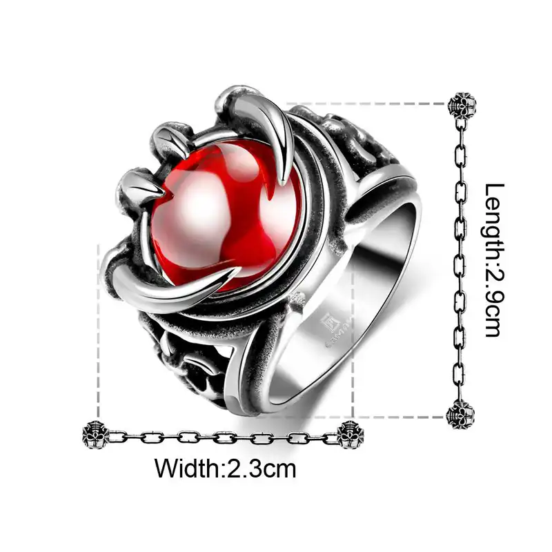 انگشتر مردانه گومایا مدل دست اژدها j-10416