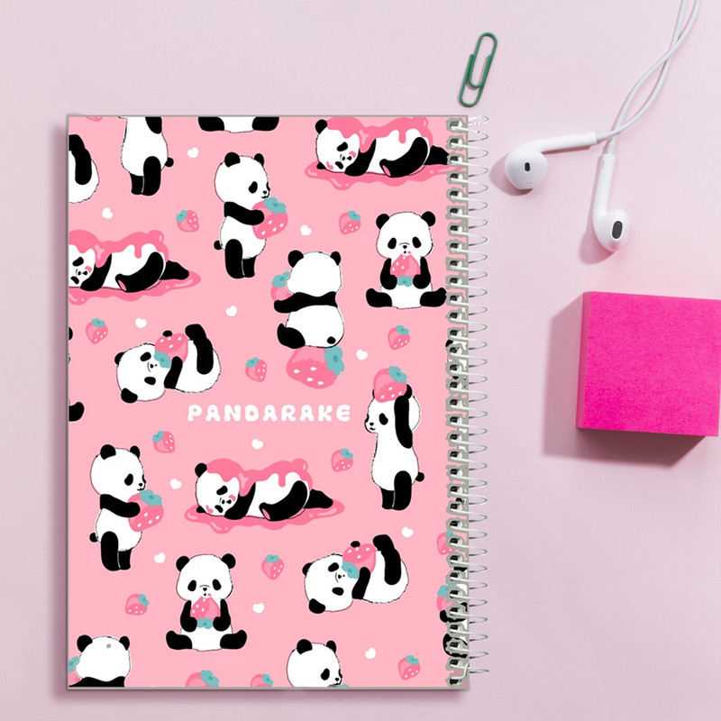 دفتر مشق 100 برگ طرح پاندا کد m206
