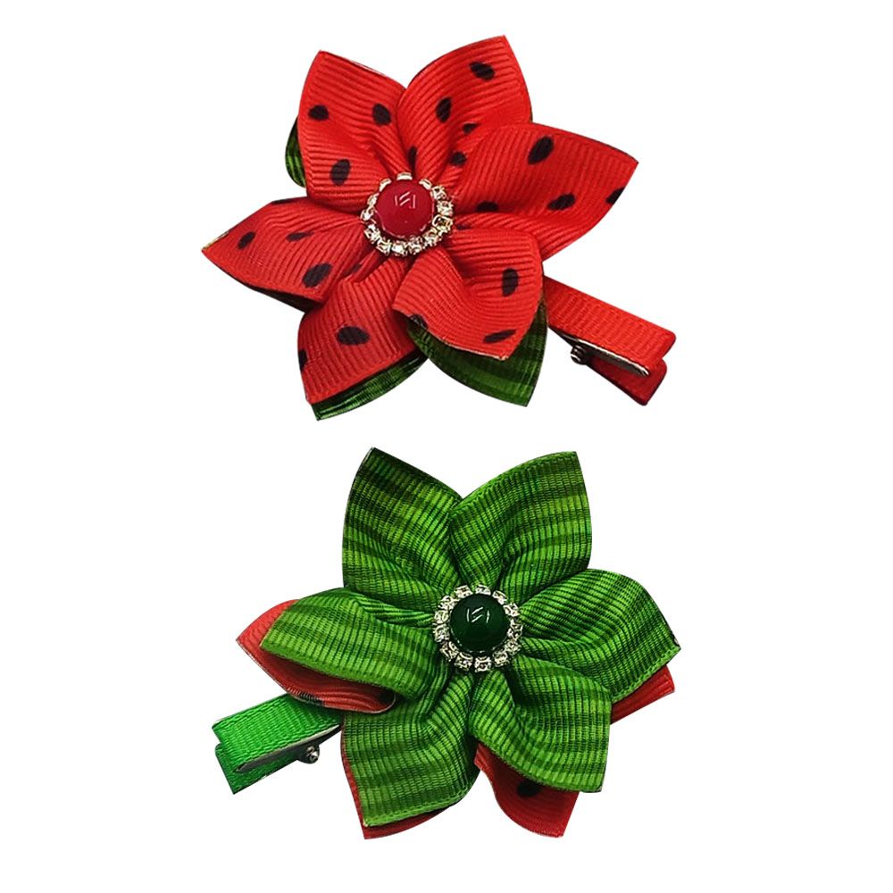 گیره مو دخترانه مدل یلدا کد 01091912 بسته 2 عددی -  - 1