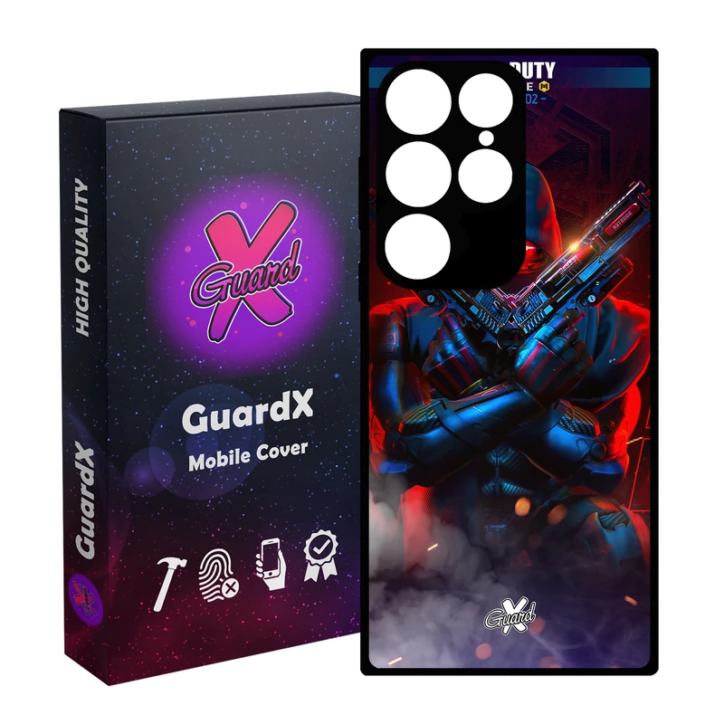 کاور گارد ایکس طرح Call Of Duty مدل Glass10388 مناسب برای گوشی موبایل سامسونگ Galaxy S24 Ultra