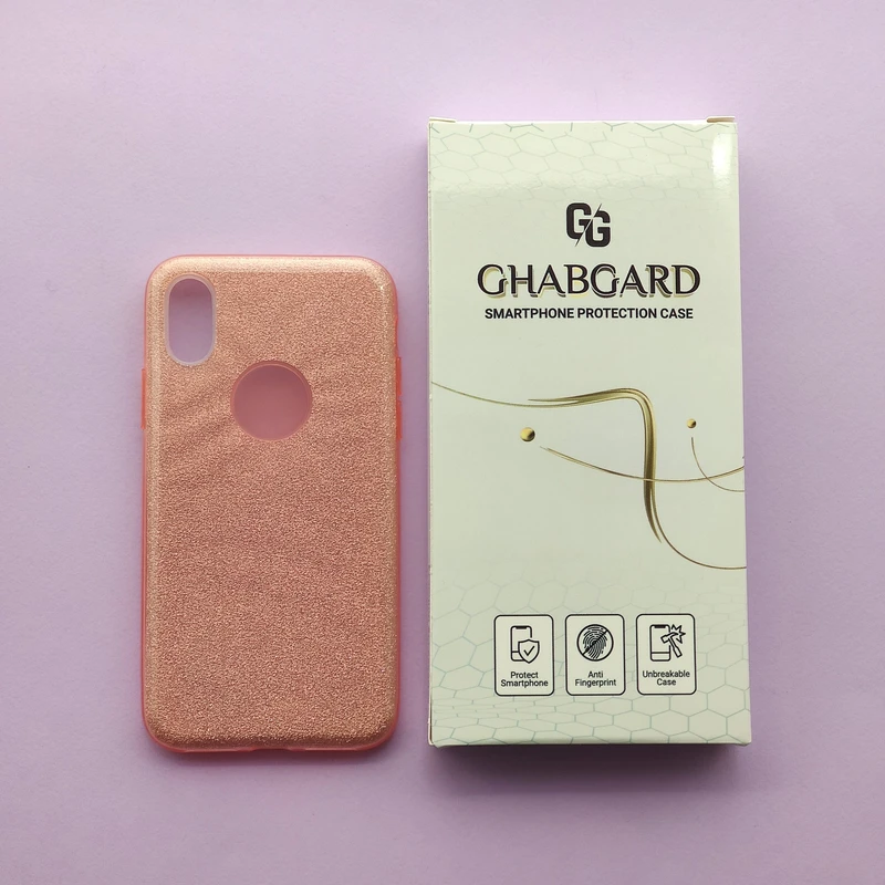 کاور قاب گارد مدل ژله ای اکلیلی ساده مناسب برای گوشی موبایل اپل iphone X / Xs