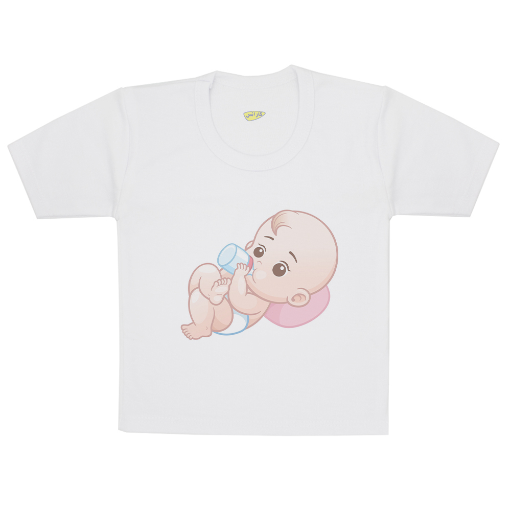 تی شرت آستین کوتاه نوزادی کارانس مدل TSB-3081