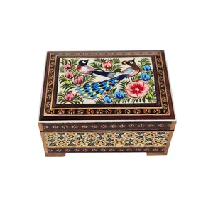  جعبه جواهرات خاتم کاری مدل شاهکار