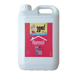  محلول نانو آبگریز و ضد آب کننده سطوح ساختمانی 20 میکرو مدل nanosilicon حجم 5 لیتر