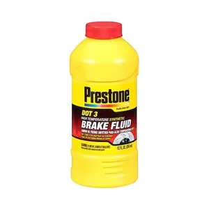 روغن ترمز خودرو پرستون مدل Brake Fluid Dot 3 حجم 354 میلی لیتر